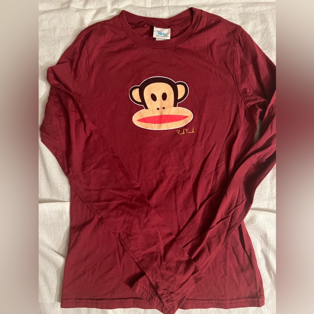 Paul Frank monkey T-shirt in red